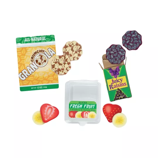 Glacière de pique-nique souple avec aliments en bois et feutrine Let's Explore Melissa & Doug