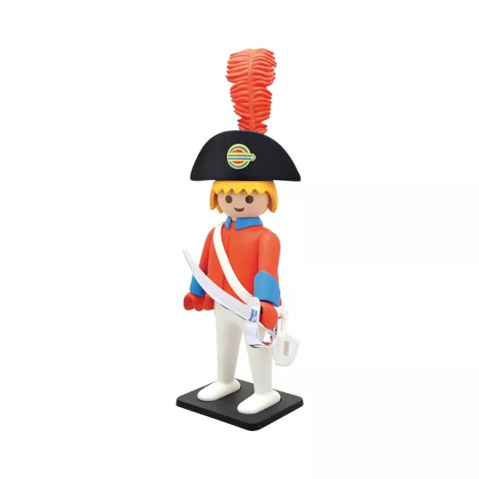 Grande statua in resina Playmobil Vintage L'Ufficiale della Guardia Plastoy Collectoys