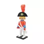 Grande statue en résine Playmobil Vintage L'Officier de la Garde Plastoy Collectoys