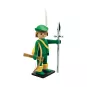 Grande statue en résine Playmobil Vintage Le Jeune Arquebusier avec arme historique Plastoy Collectoys