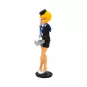 Statuetta in Piombo Pixi Natacha Hostess dell'Aria Edizione Francese