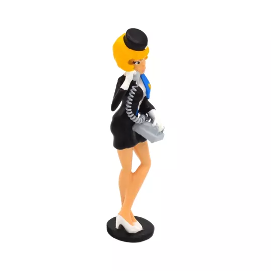 Statuetta in Piombo Pixi Natacha Hostess dell'Aria Edizione Francese