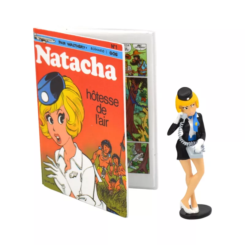 Figurine de Collection Pixi Échappées Bulles - Natacha Hôtesse de l'Air (VF) - Pixi