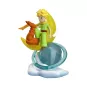 Figurine Le Petit Prince et le Renard sur la Lune - Plastoy