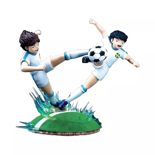 Statue Résine Olivier Atton & Ben Becker - Captain Tsubasa - Plastoy / Collectoys