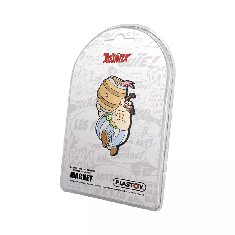 Magnet décoratif en PVC Astérix chez les Bretons Plastoy Albert René