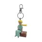 Porte-clés figurine PVC Le Petit Prince sur sa caisse Plastoy