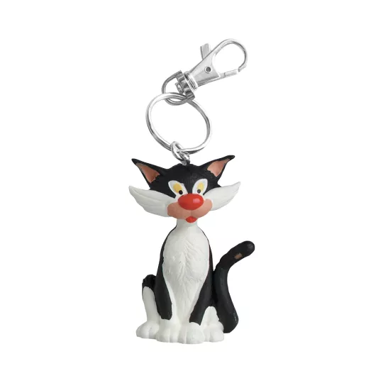 Porte-clés figurine PVC Le Chat de Gaston Lagaffe Dupuis Plastoy