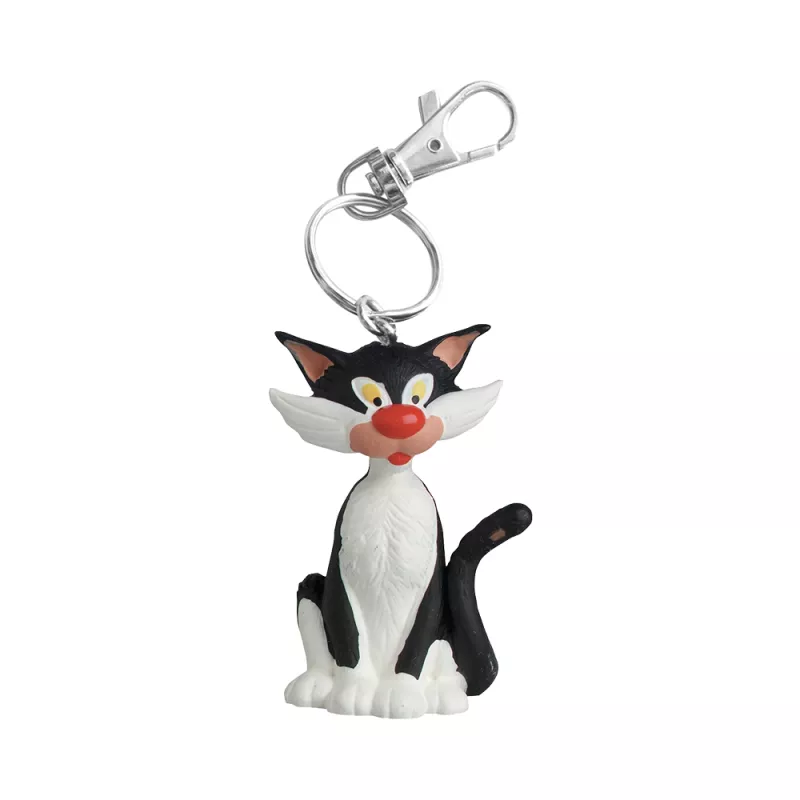 Plastoy Dupuis Gaston Lagaffes Kater PVC Figur Schlüsselanhänger