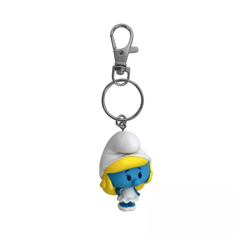 Porte-Clés Figurine Chibi Schtroumpfette - Les Schtroumpfs - Plastoy