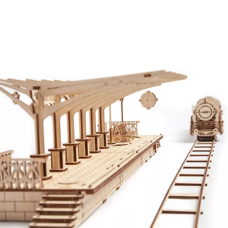 Maquette Puzzle Gare Ferroviaire 196 Pièces (Multilingue)