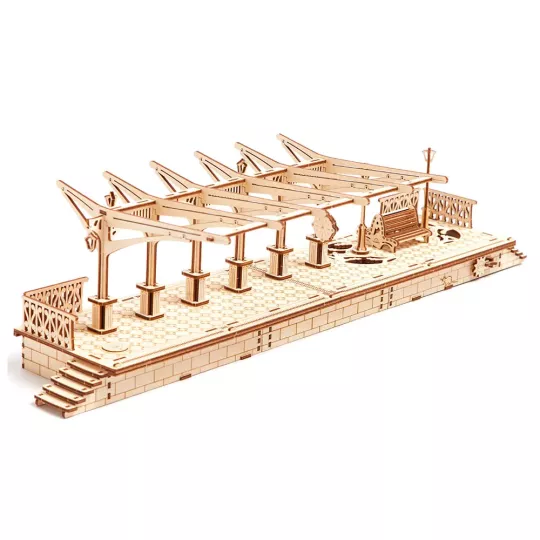 Maquette Puzzle Gare Ferroviaire 196 Pièces (Multilingue)