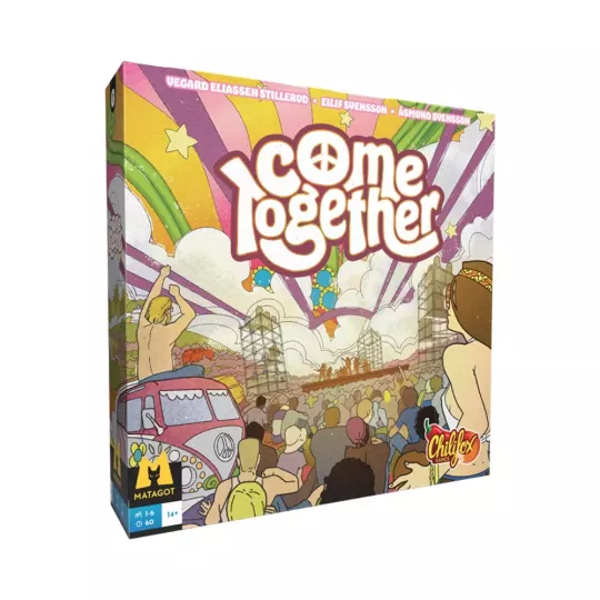 Boîte de jeu de société expert Come Together Matagot Chilifox Games