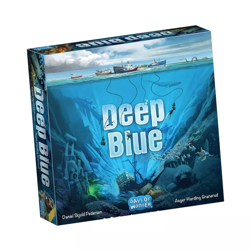Deep Blue deutsches Brettspiel Schachtel